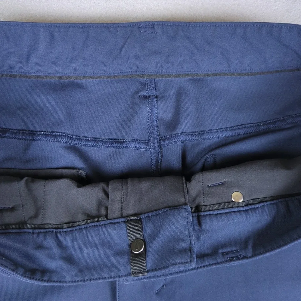 Lululemon ABC Slim Warpstreme Pants Mens 32x29 True Navy Blue Tapered LM5704S
